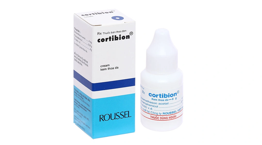 Kem bôi da Dexamethasone/Chloramphenicol 8g điều trị viêm da tiếp xúc chai 8g - 7