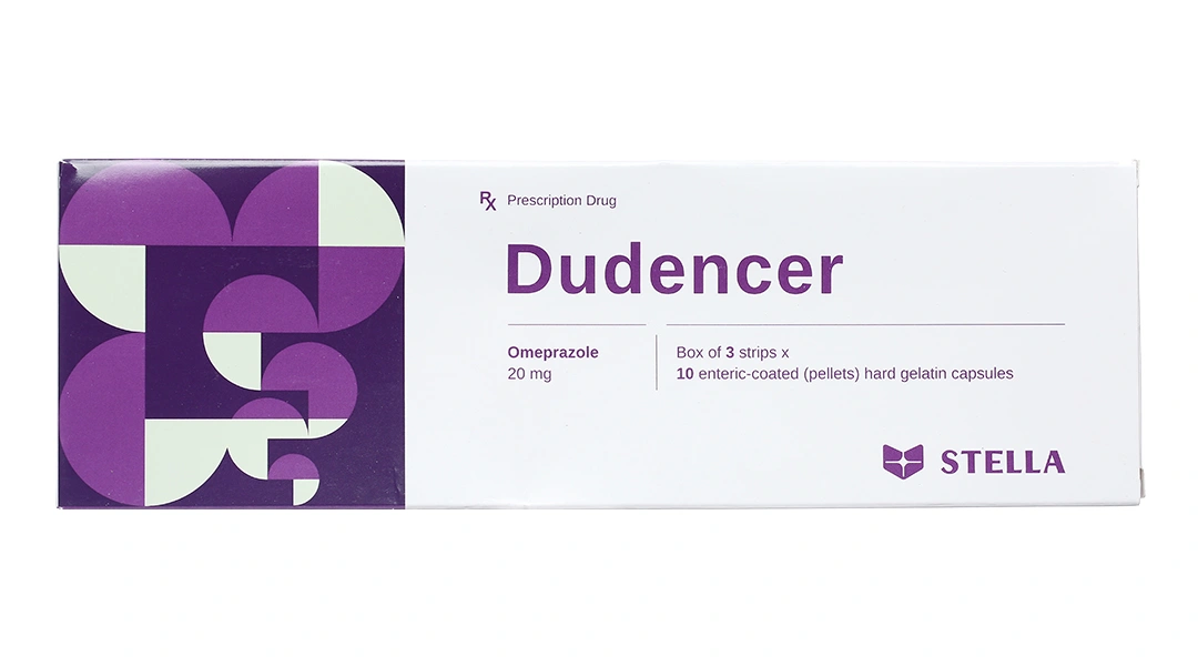 Dudencer 20mg trị trào ngược dạ dày, thực quản (3 vỉ x 10 viên) - 1