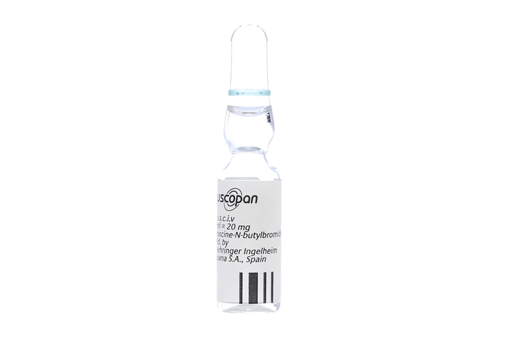 Dung dịch tiêm Buscopan 20mg/1ml trị co thắt tiêu hoá, tiết niệu (10 ống x 1ml) - 3