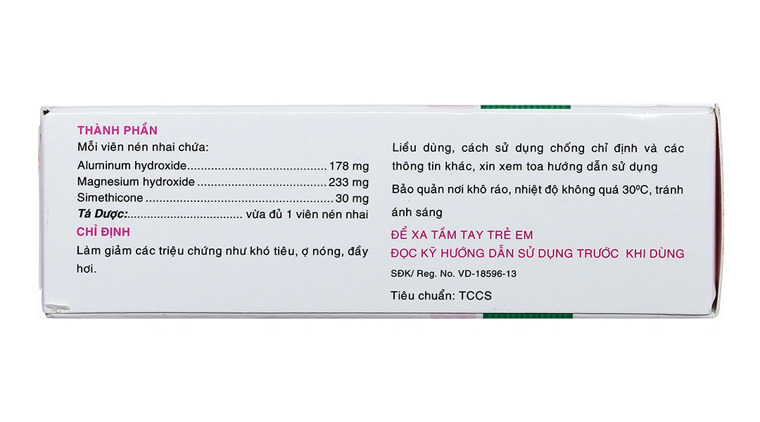 Viên nhai Kremil-S làm dịu các triệu chứng đầy hơi, đau dạ dày (10 vỉ x 10 viên) - 3