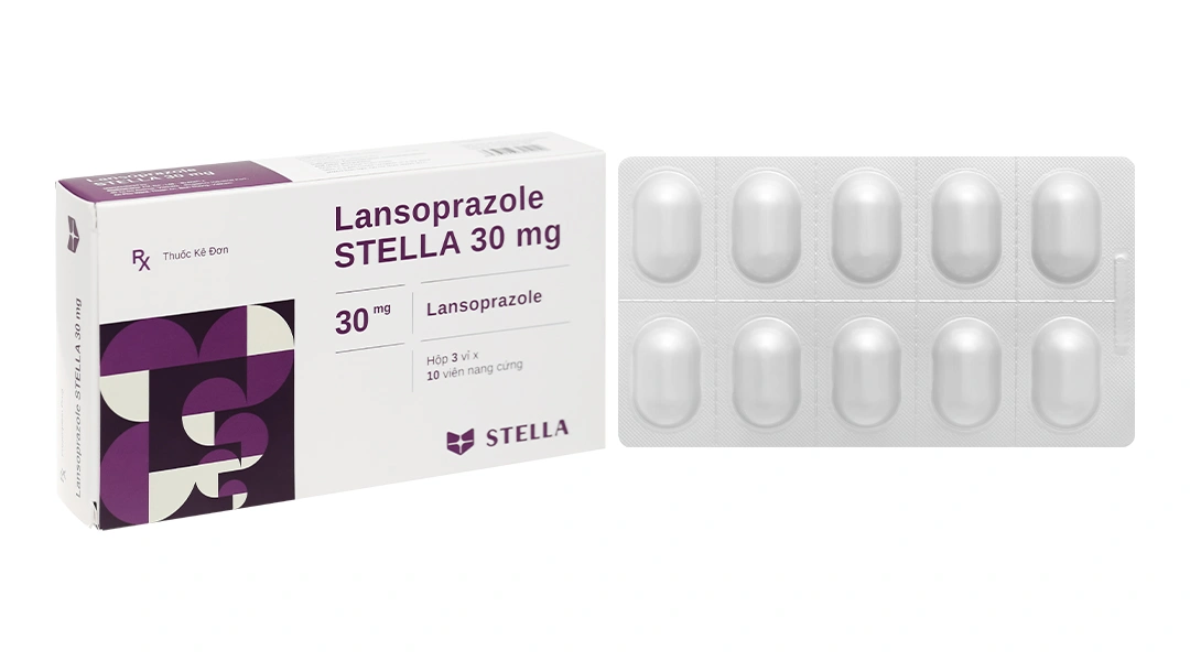 Lansoprazole Stella 30mg trị loét dạ dày, trào ngược dạ dày, thực quản - 2