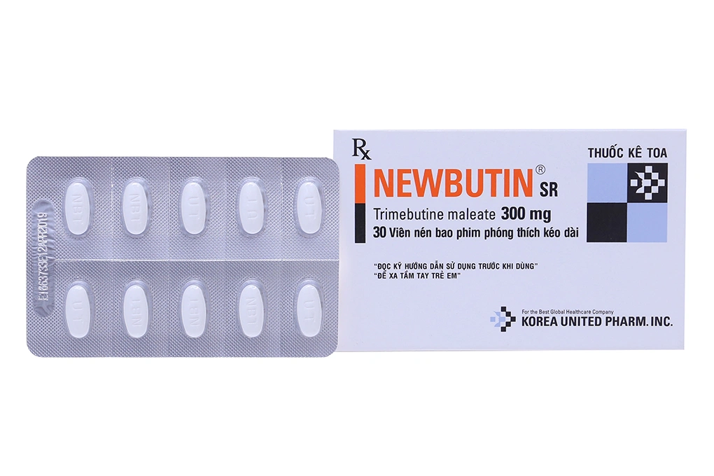 Newbutin SR 300mg trị trào ngược dạ dày, thực quản (3 vỉ x 10 viên) - 