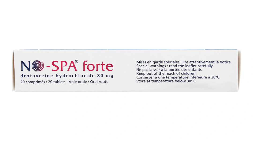 NO-SPA Forte 80mg chống co thắt cơ trơn (2 vỉ x 10 viên) - 3