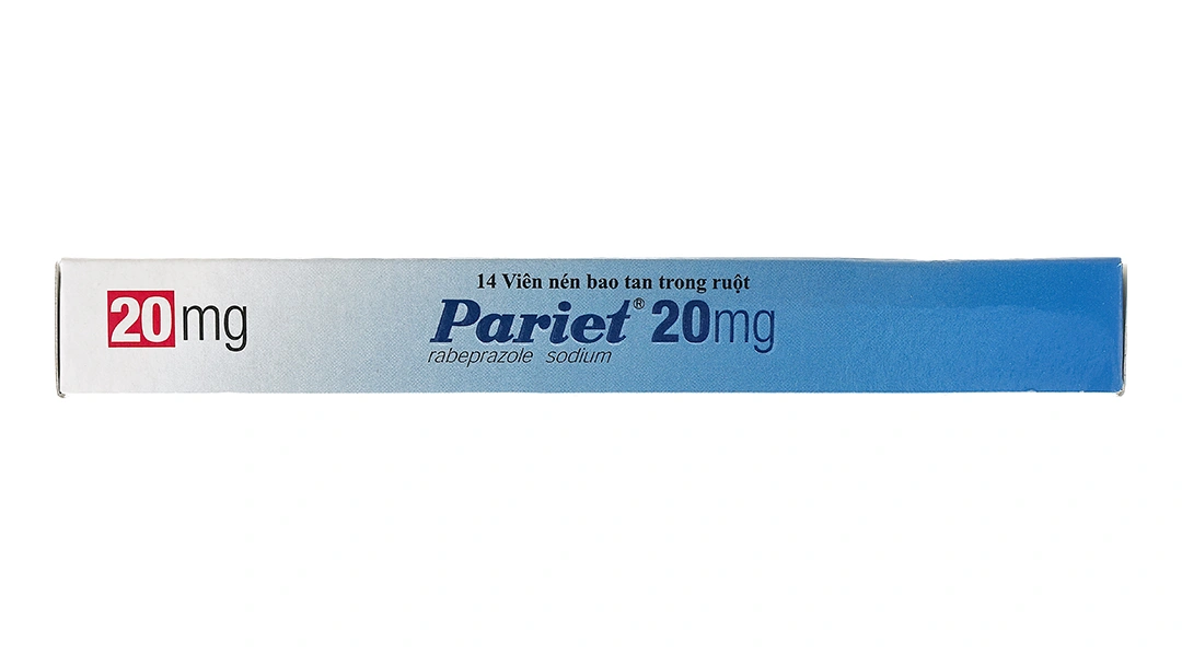 Pariet 20mg trị loét dạ dày, trào ngược dạ dày, thực quản (1 vỉ x 14 viên) - 2