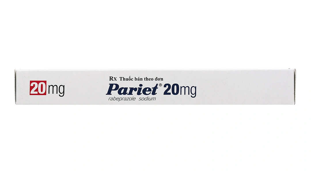 Pariet 20mg trị loét dạ dày, trào ngược dạ dày, thực quản (1 vỉ x 14 viên) - 3
