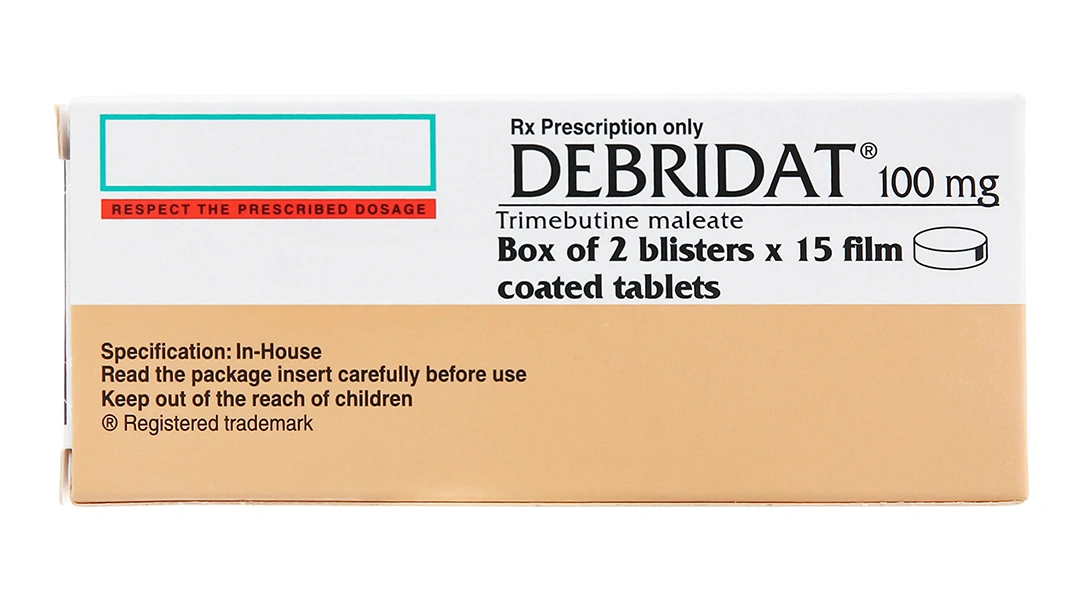 Debridat 100mg trị triệu chứng đau đường tiêu hóa (2 vỉ x 15 viên) - 1