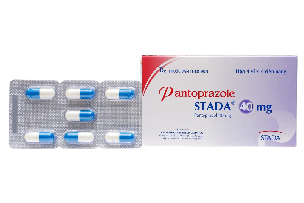 Pantoprazole Stada 40mg trị trào ngược dạ dày, thực quản (4 vỉ x 7 viên) - 