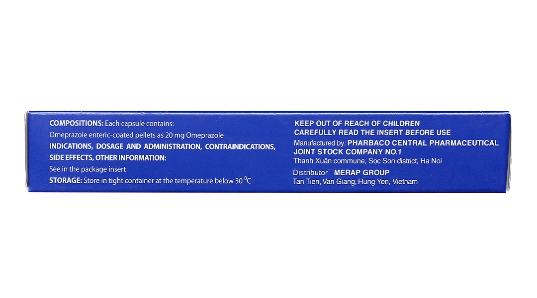 Stomex 20mg trị trào ngược dạ dày, thực quản (2 vỉ x 7 viên) - 3