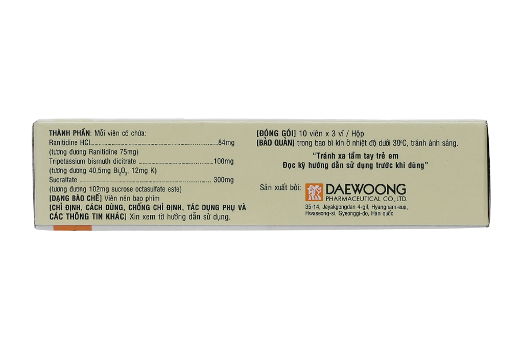 Albis trị viêm loét dạ dày, tá tràng (3 vỉ x 10 viên) - 2