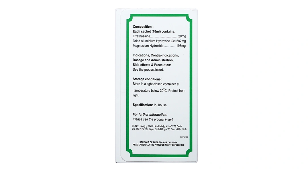 Hỗn dịch uống Onsmix Suspension trị trào ngược dạ dày, thực quản (20 gói x 10ml) - 3