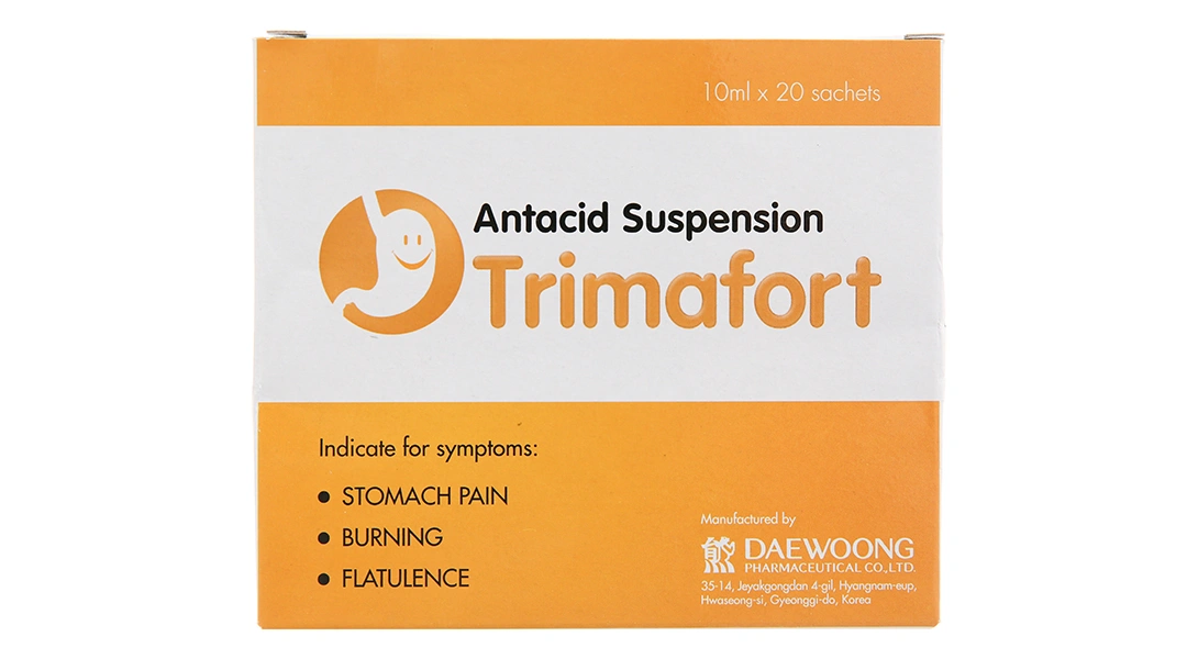 Hỗn dịch uống Trimafort giảm khó chịu dạ dày, đầy hơi (20 gói x 10ml) - 2