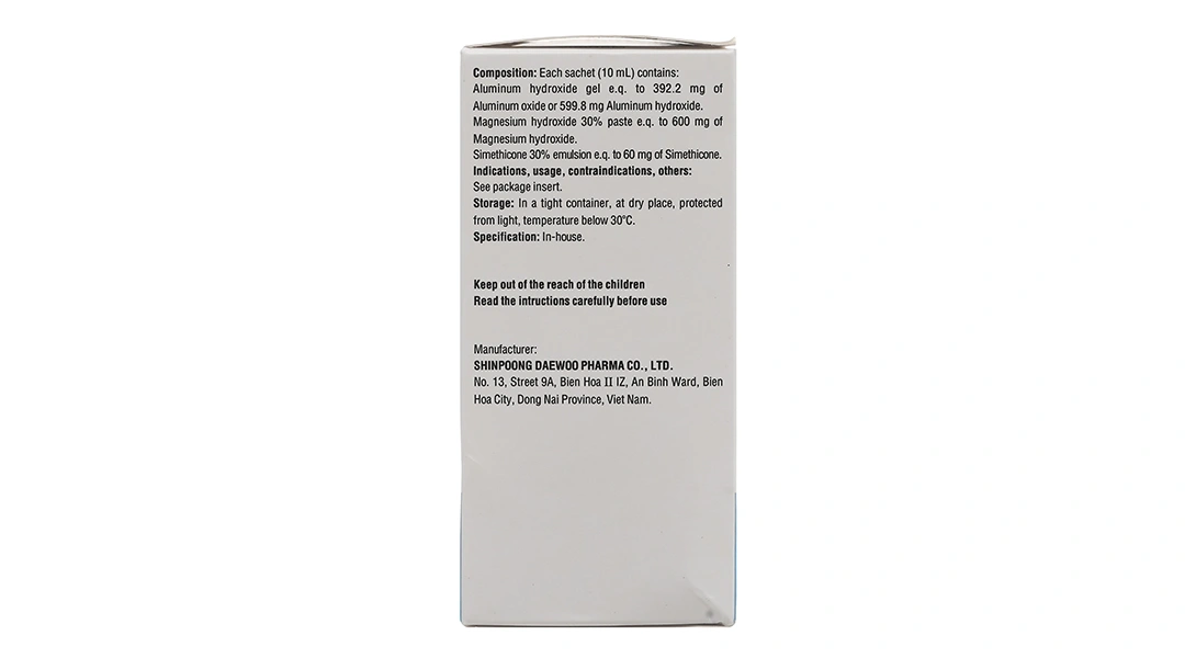 Hỗn dịch uống Grangel trị loét dạ dày, trào ngược dạ dày - thực quản (20 gói x 10ml) - 2