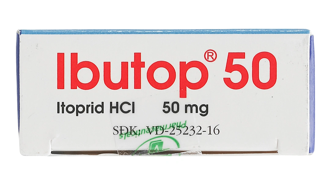 Ibutop 50 trị triệu chứng trong viêm dạ dày (2 vỉ x 10 viên) - 4