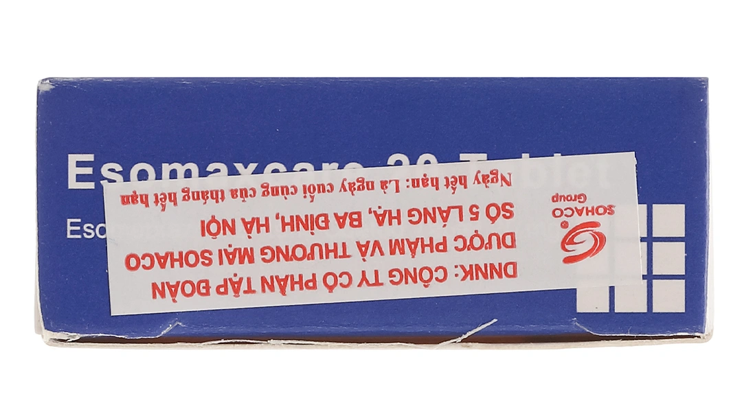 Esomaxcare 20 Tablet trị loét dạ dày, tá tràng (3 vỉ x 10 viên) - 5