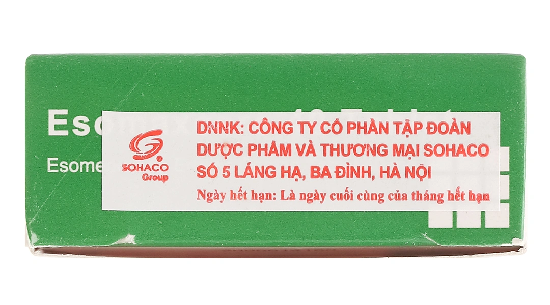 Esomaxcare 40 Tablet trị trào ngược dạ dày, thực quản (3 vỉ x 10 viên) - 5