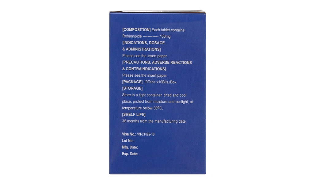 Pangelong Tablet 100mg trị viêm loét dạ dày (10 vỉ x 10 viên) - 3