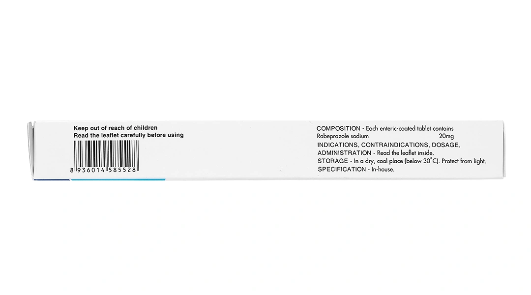 Bepracid 20 trị trào ngược dạ dày - thực quản (1 vỉ x 14 viên) - 4