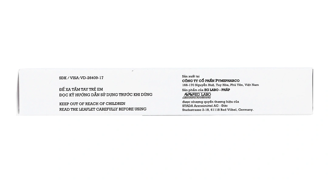 Esomeprazole EG 40mg trị loét dạ dày, trào ngược dạ dày, thực quản (2 vỉ x 10 viên) - 3