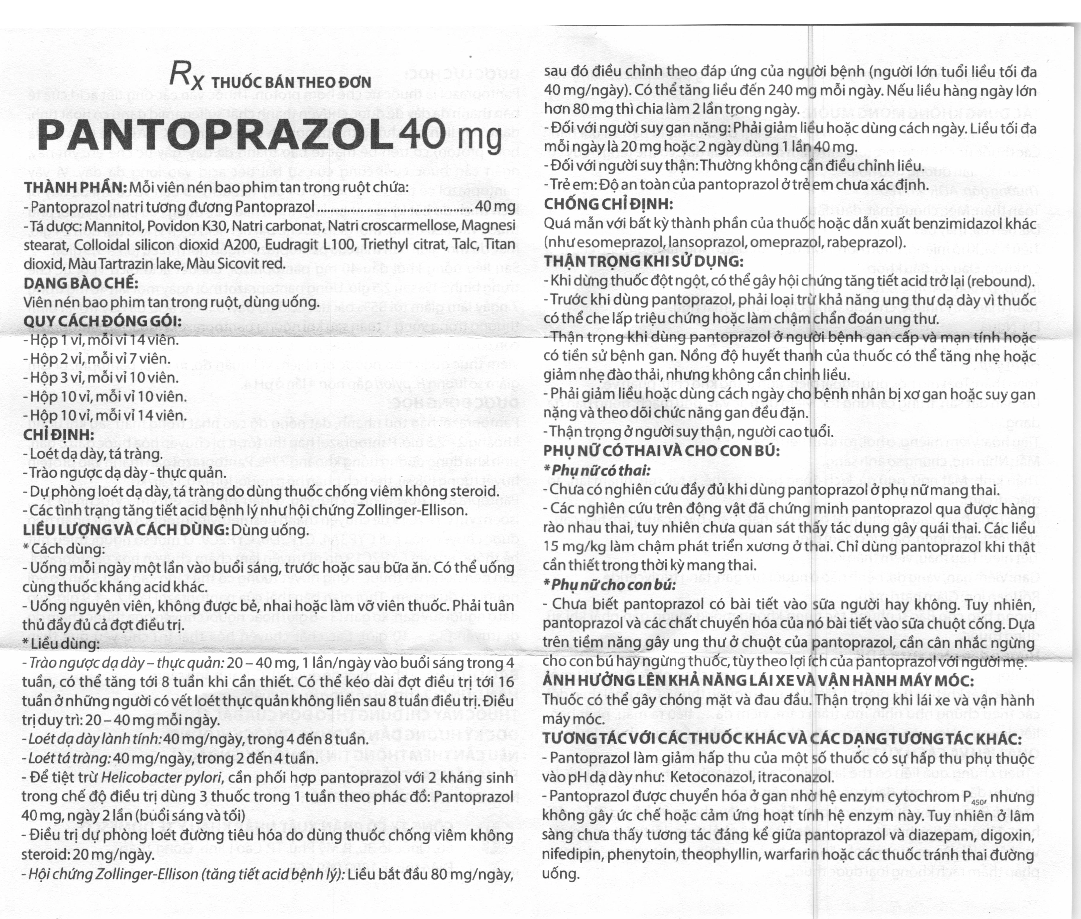 Pantoprazol Domesco 40mg điều trị viêm loét dạ dày (2 vỉ x 7 viên) - 4
