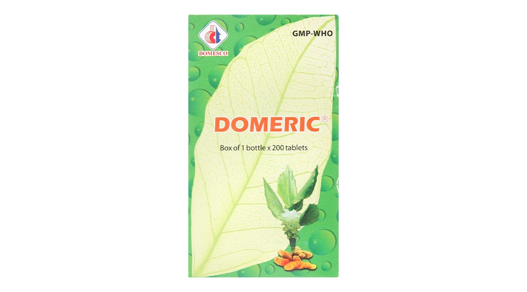 Domeric trị viêm loét dạ dày, tá tràng lọ 200 viên - 3