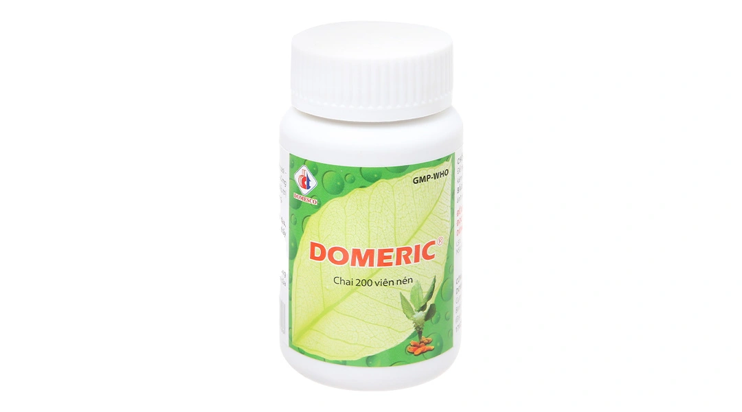 Domeric trị viêm loét dạ dày, tá tràng lọ 200 viên - 7