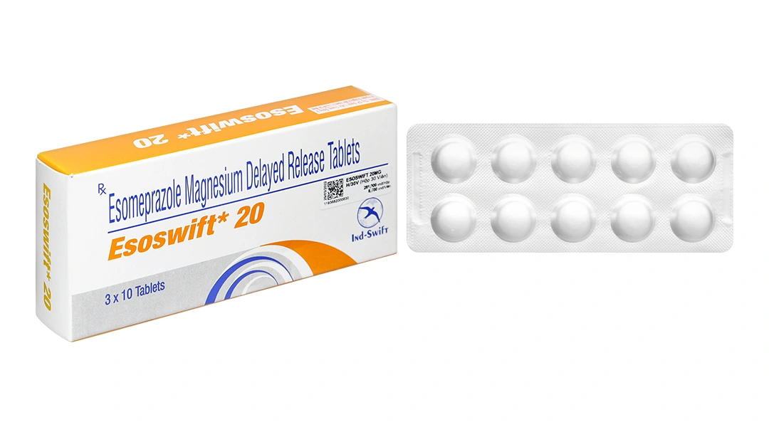Esoswift* 20 trị viêm loét dạ dày, tá tràng (3 vỉ x 10 viên) - 
