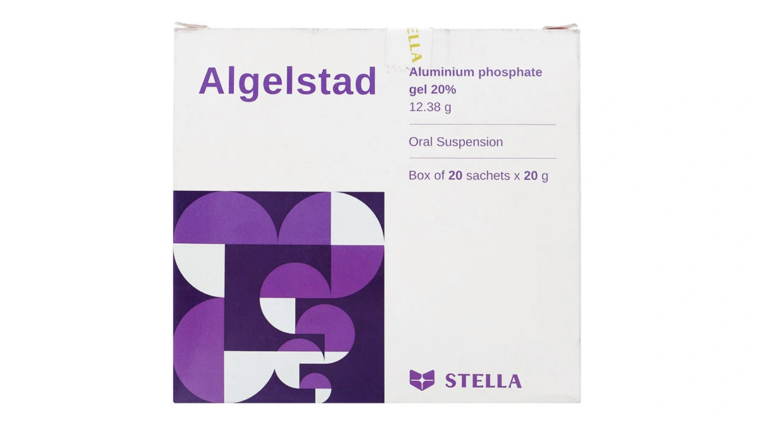 Hỗn dịch uống Algelstad 20% trị viêm thực quản, loét dạ dày tá tràng (20 gói x 20g) - 1