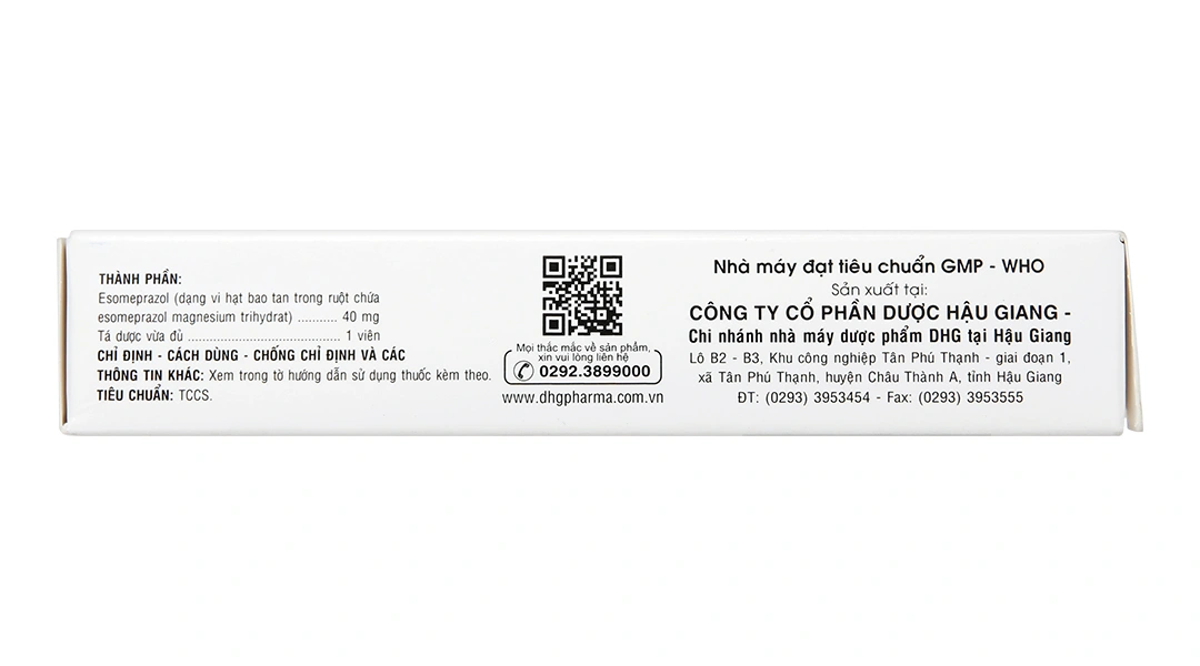 Haxium 40 trị trào ngược dạ dày, thực quản (3 vỉ x 10 viên) - 2