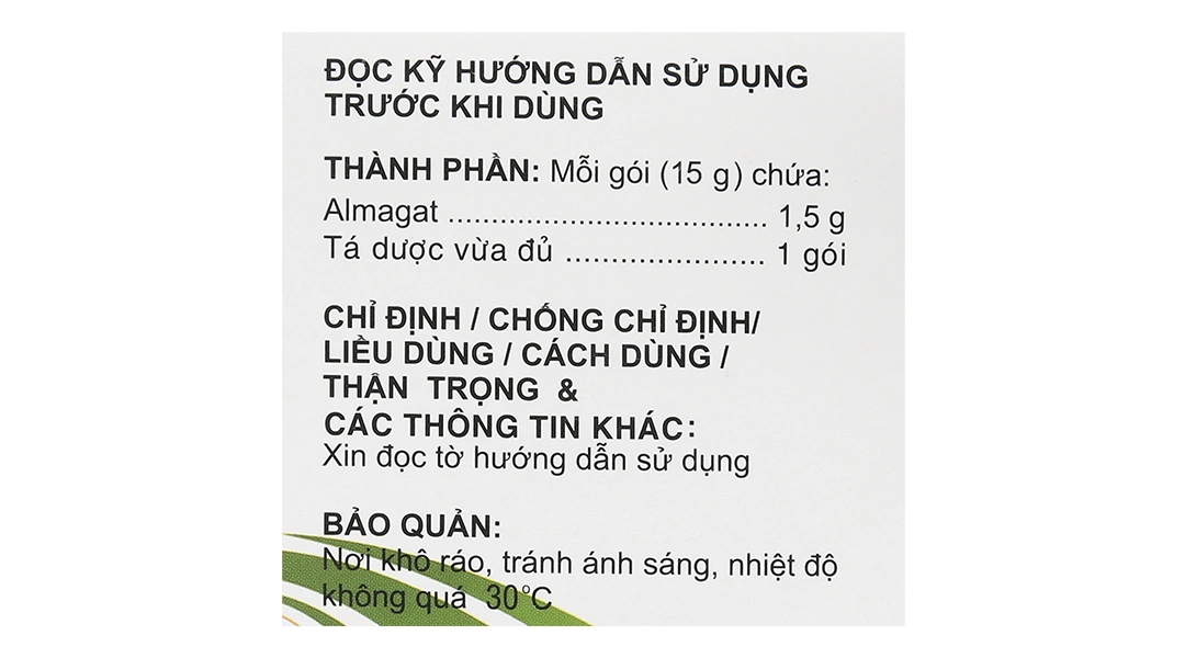 Hỗn dịch uống Soares trị loét dạ dày - tá tràng, viêm thực quản (30 gói x 15g) - 5