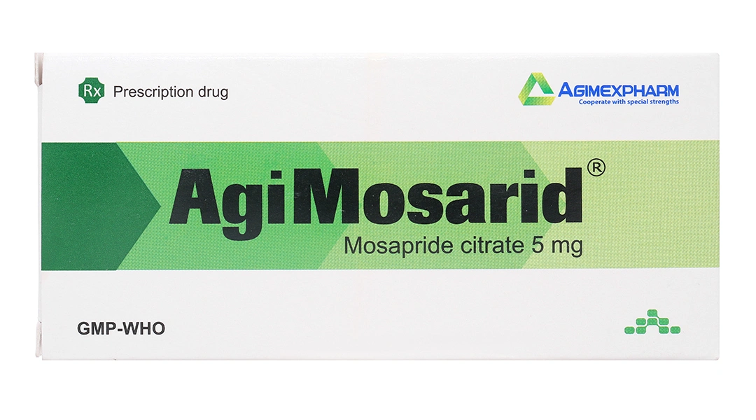 Agimosarid 5mg trị các triệu chứng dạ dày - ruột (6 vỉ x 10 viên) - 1