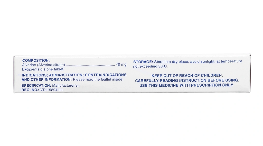 Spalaxin 40mg giảm đau do co thắt tiêu hóa (3 vỉ x 10 viên) - 2