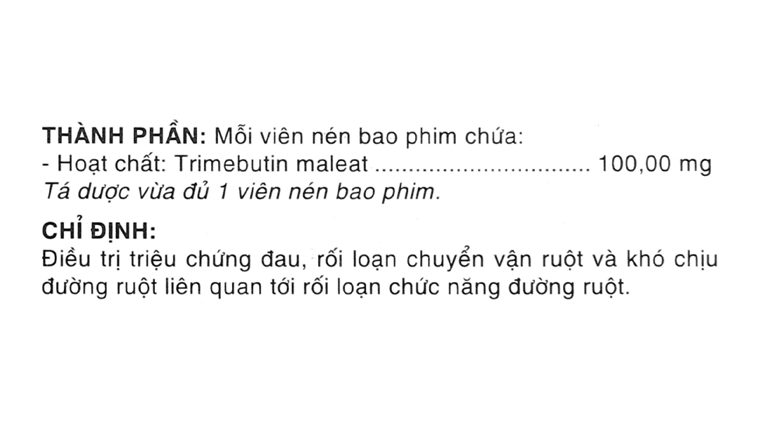 Detriat 100mg giảm đau do co thắt tiêu hóa (2 vỉ x 10 viên) - 5