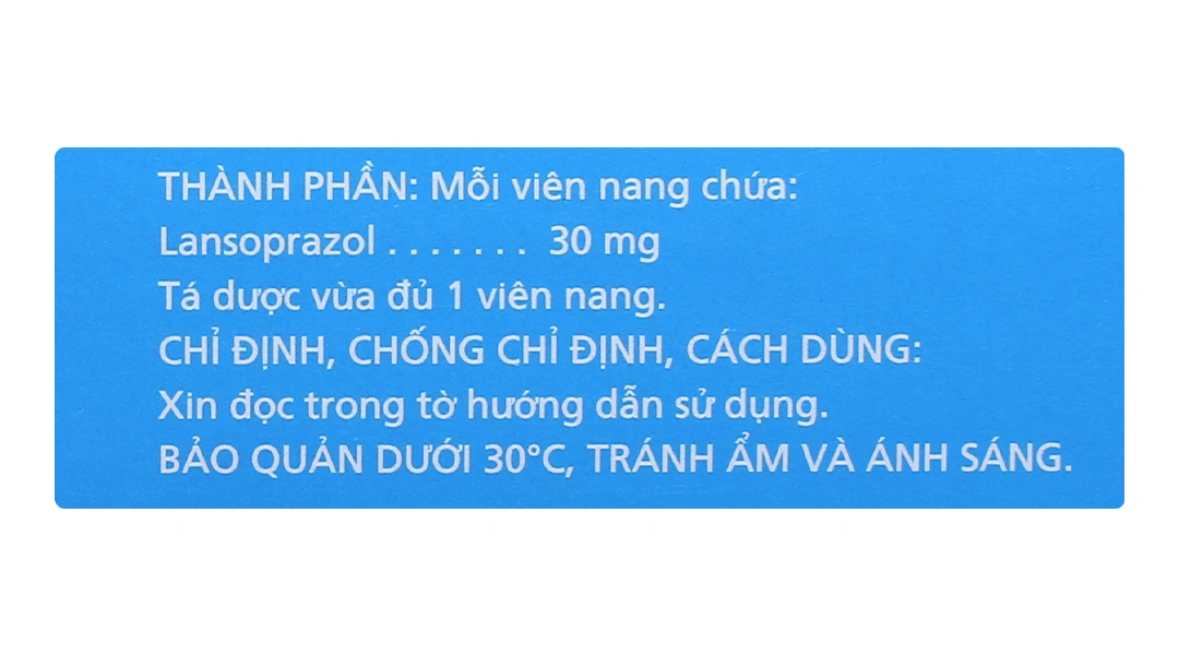 Pms-Lansoprazol 30 trị trào ngược dạ dày, thực quản (1 vỉ x 10 viên) - 6