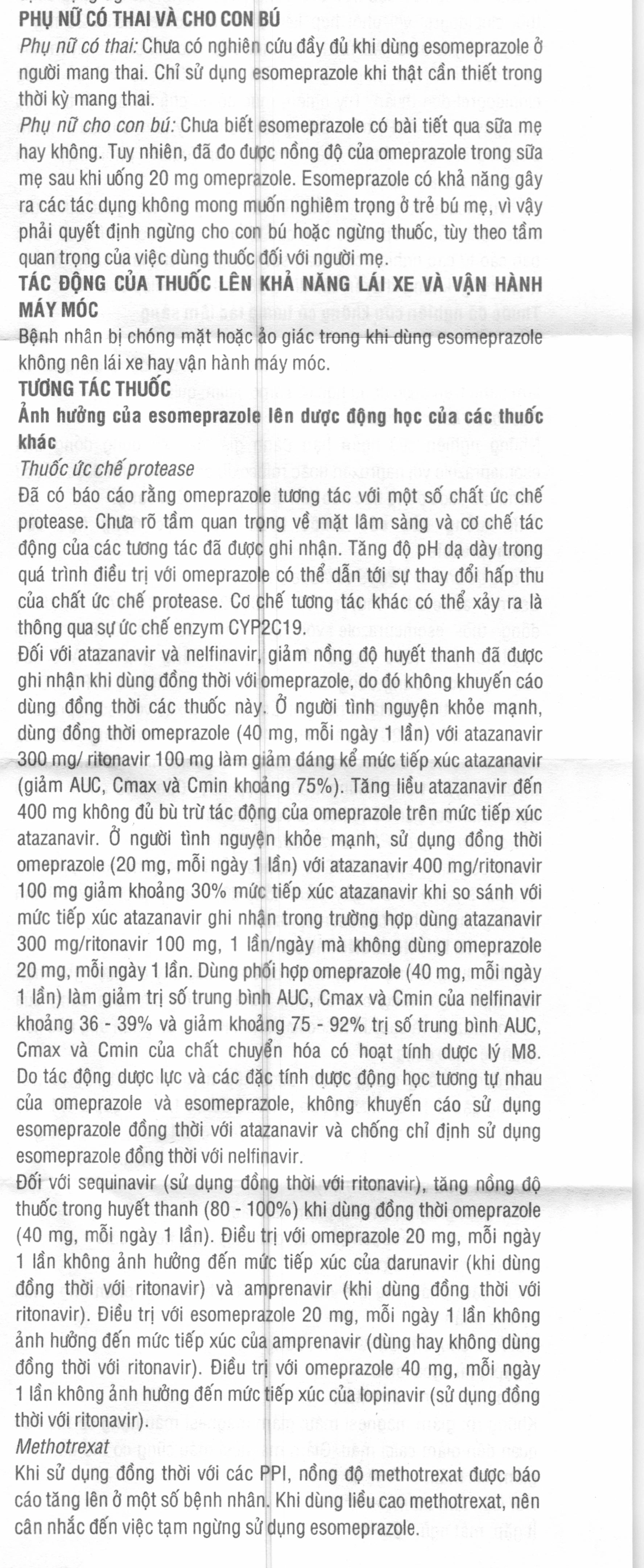 Esomeprazole Stada 40mg phòng và trị viêm loét dạ dày tá tràng (2 vỉ x 10 viên) - 8