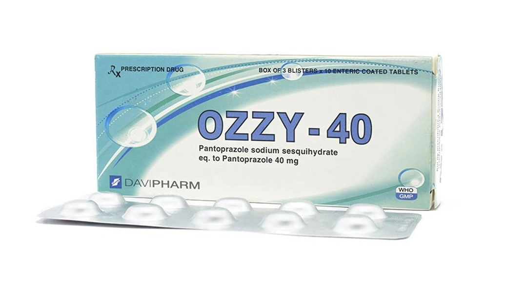 Ozzy - 40 trị trào ngược dạ dày - thực quản (3 vỉ x 10 viên) - 
