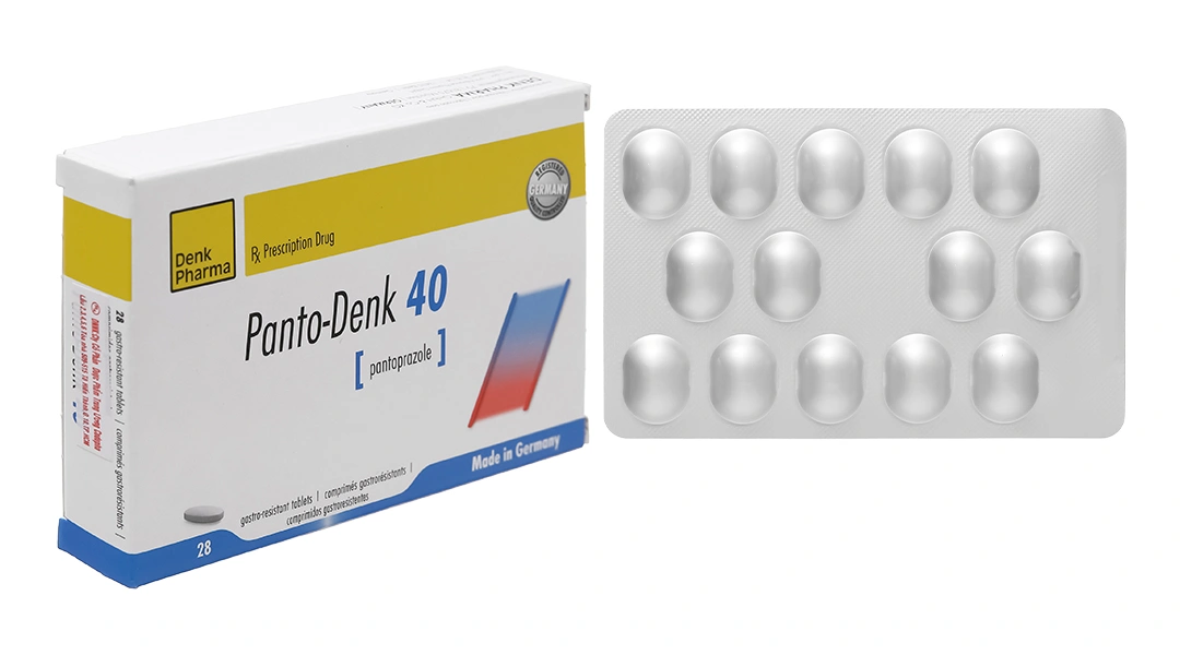Panto-Denk 40 trị trào ngược dạ dày, thực quản (2 vỉ x 14 viên) - 