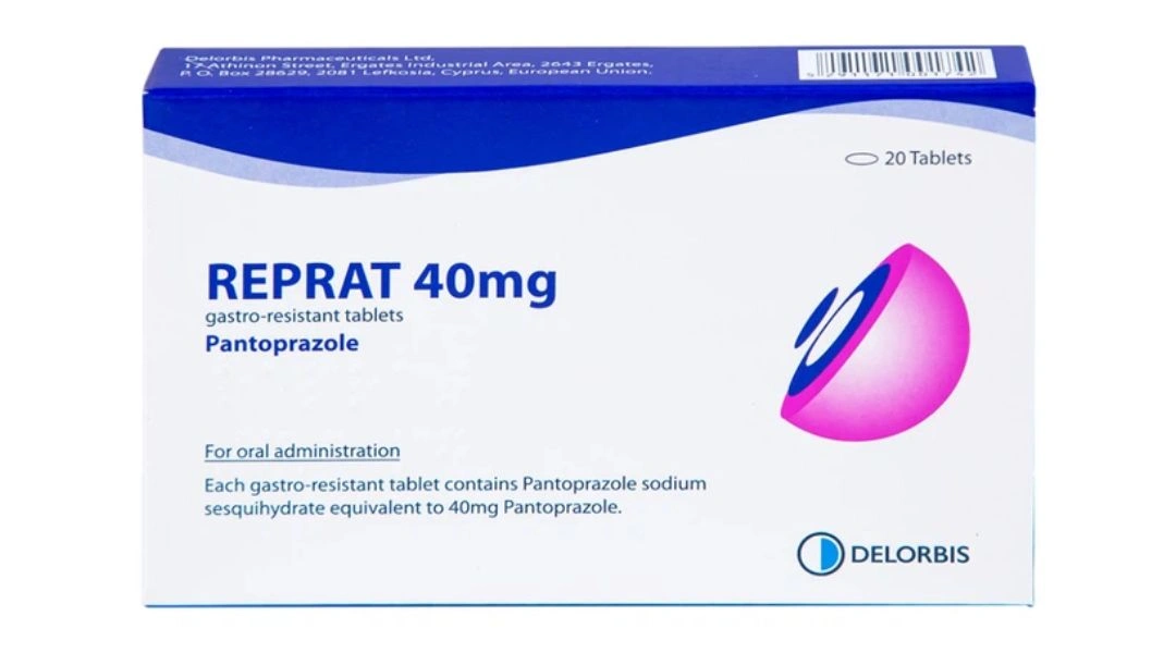 Reprat 40mg trị trào ngược dạ dày - thực quản (2 vỉ x 10 viên) - 