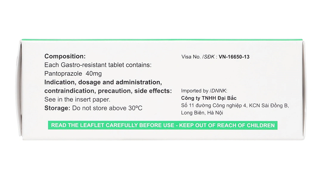 Redbama 40mg trị viêm loét dạ dày tá tràng (6 vỉ x 10 viên) - 2