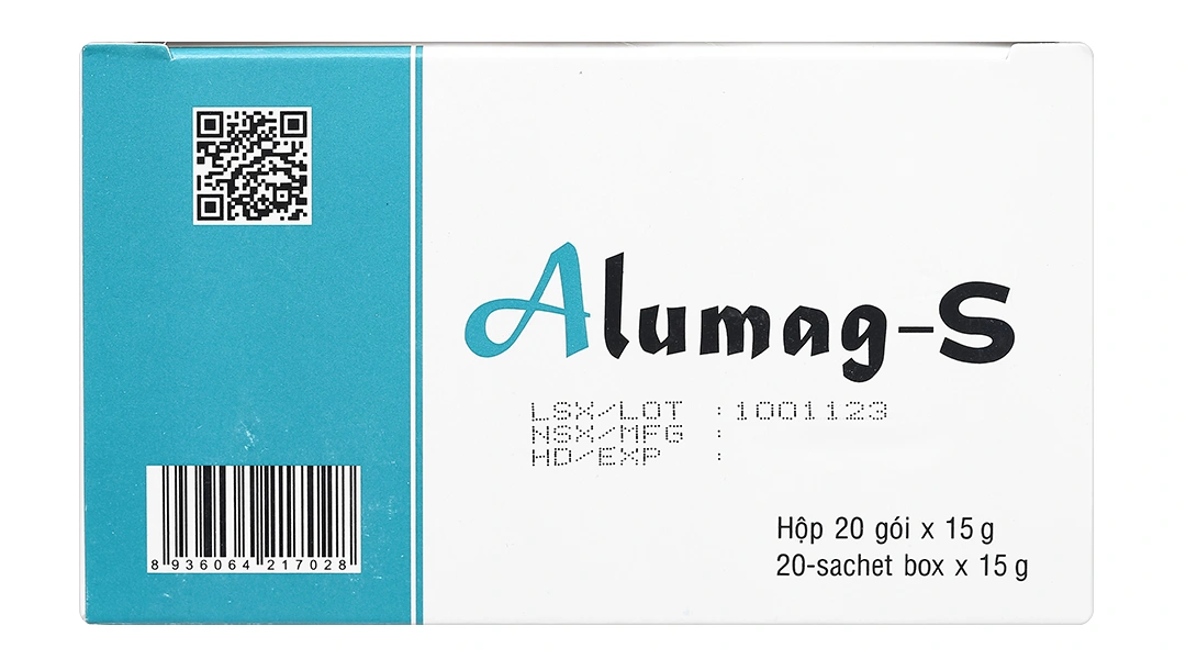 Hỗn dịch uống Alumag-S 15g điều trị viêm loét dạ dày tá tràng (20 gói x 15g) - 4