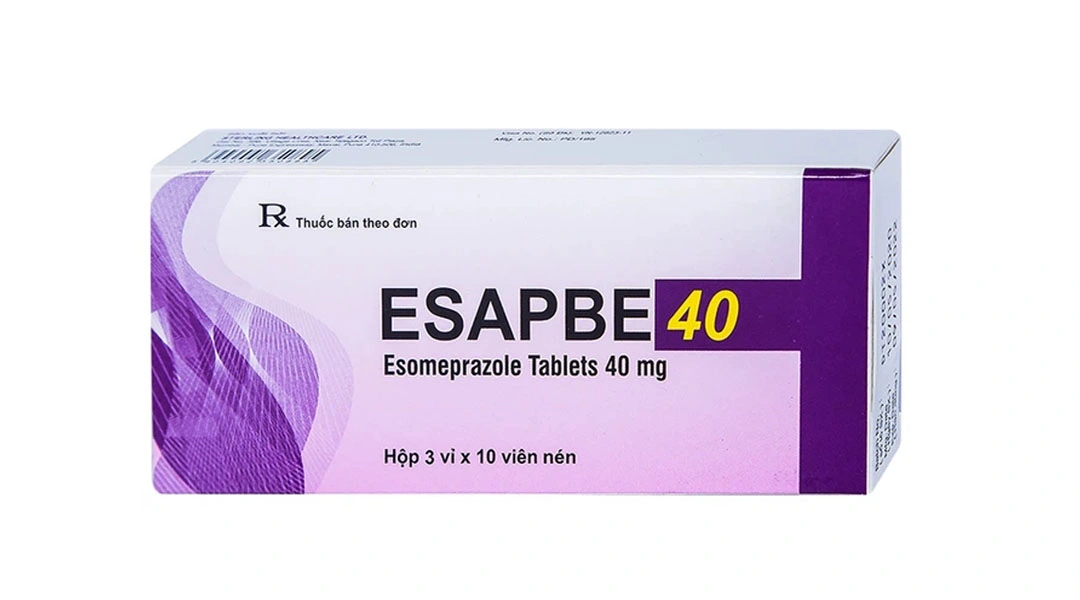 Esapbe 40 trị trào ngược dạ dày thực quản (3 vỉ x 10 viên) - 