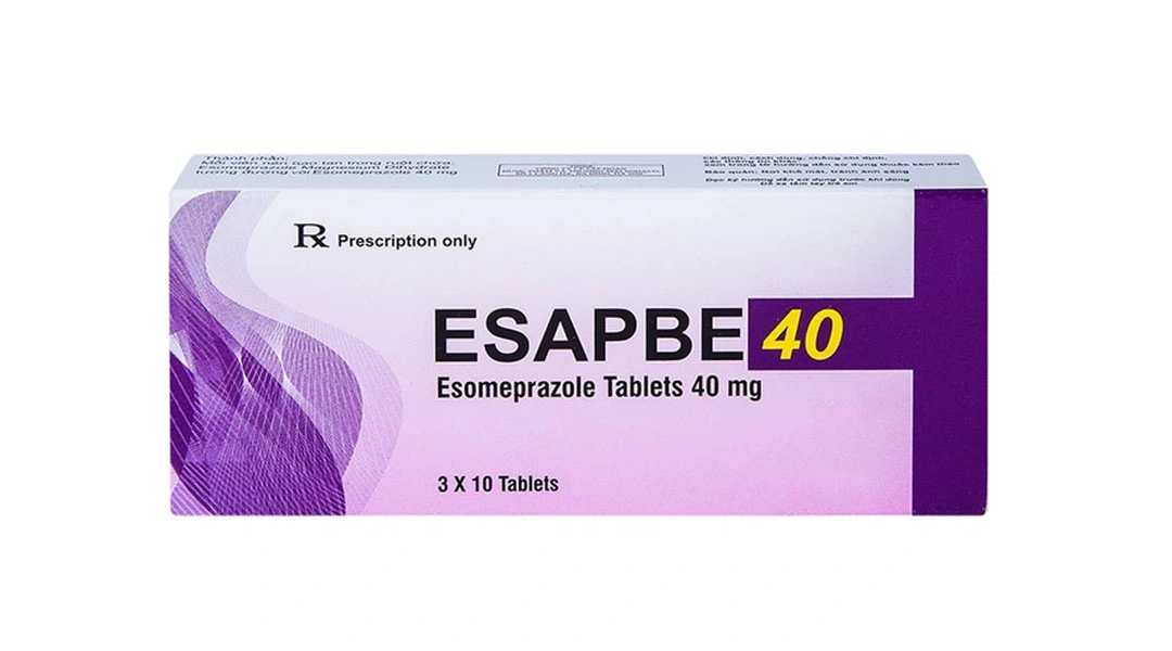 Esapbe 40 trị trào ngược dạ dày thực quản (3 vỉ x 10 viên) - 1