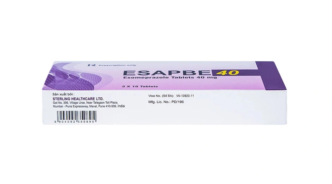 Esapbe 40 trị trào ngược dạ dày thực quản (3 vỉ x 10 viên) - 2