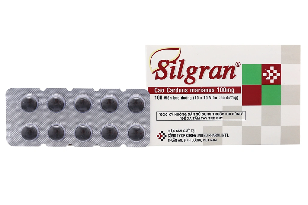 Silgran hỗ trợ trị bệnh lý về gan (10 vỉ x 10 viên) - 