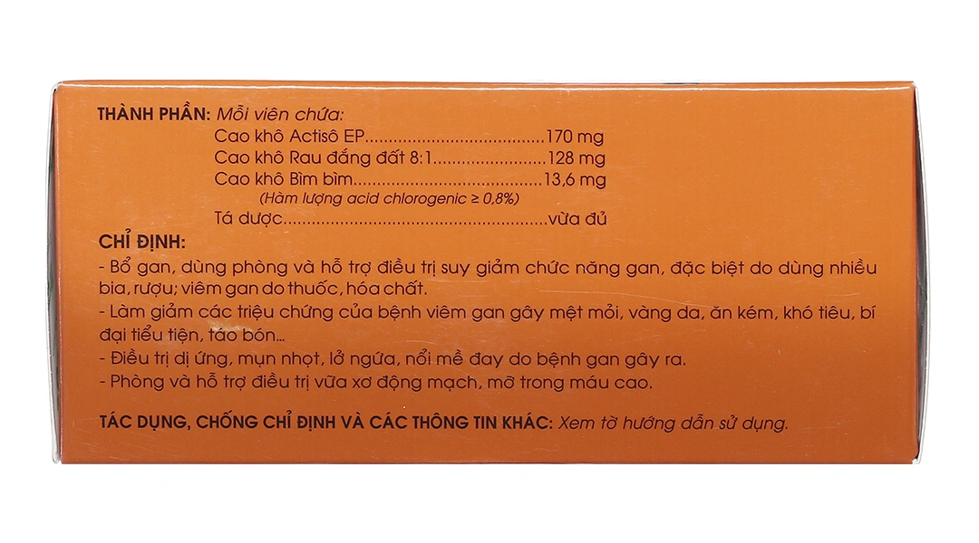 Boganic Forte hỗ trợ trị bệnh lý gan mật, mỡ máu (5 vỉ x 10 viên) - 3