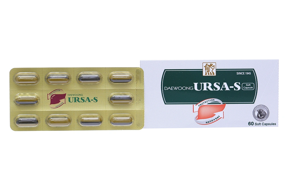 Daewoong Ursa-S hỗ trợ trị bệnh lý về gan mật (6 vỉ x 10 viên) - 