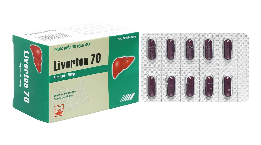 Liverton 70 hỗ trợ trị bệnh lý về gan (10 vỉ x 10 viên) - 