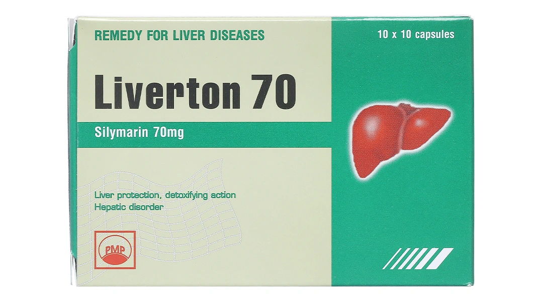 Liverton 70 hỗ trợ trị bệnh lý về gan (10 vỉ x 10 viên) - 1