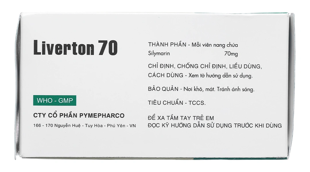Liverton 70 hỗ trợ trị bệnh lý về gan (10 vỉ x 10 viên) - 2