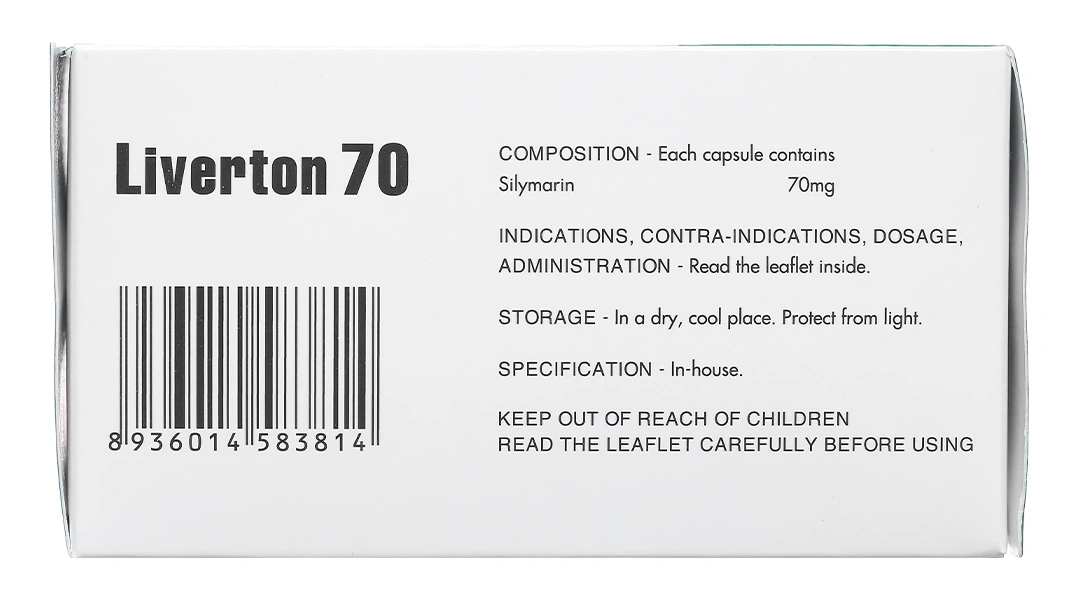 Liverton 70 hỗ trợ trị bệnh lý về gan (10 vỉ x 10 viên) - 3