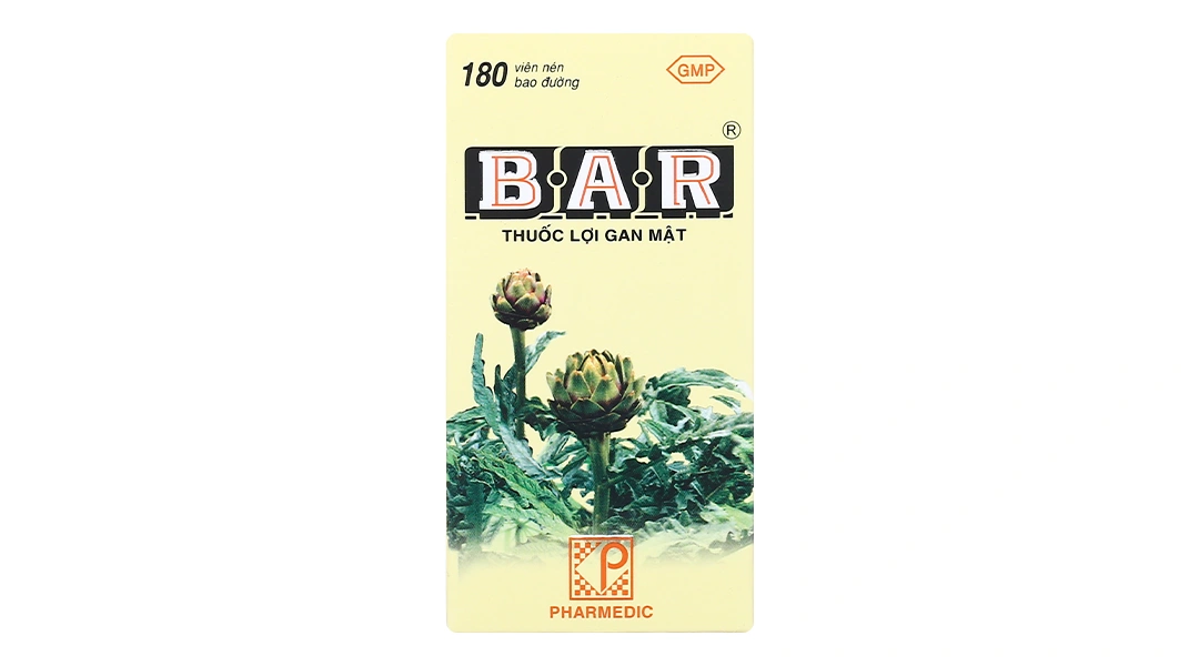 Bar hỗ trợ bệnh lý về gan, nhuận tràng lọ 180 viên - 1